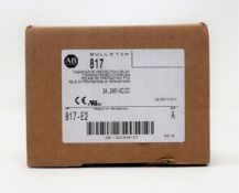 A boxed as new Allen-Bradley Bulletin Thermistor Monitor Module (CAT: 817-E2 A) (Box sealed).