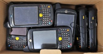 Ten pre-owned Motorola MC659B-PDOBAA00100 Hand Held Computer/Barcode Scanners (No batteries
