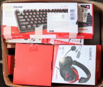 COLLECTION ONLY - SOLD AS SEEN - A quantity of HyperX PC accessory return items to include