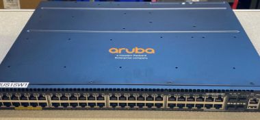 COLLECTION ONLY - A boxed Aruba 2930M JL322A 48-port 48G POE+ 1-SLOT network switch in black (