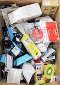 COLLECTION ONLY: A box of assorted as new printer cartridges (All items sold as seen).
