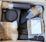 COLLECTION ONLY - SOLD AS SEEN - A pre-owned LG DVD home cinema system in black.
