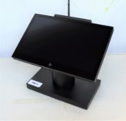 SOLD FOR PARTS - BIOS LOCKED - A boxed pre-owned HP Engage One AiO POS terminal computer with