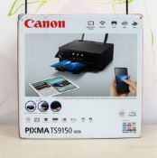 A boxed as new Canon PIXMA TS9150 all-in-one printer in grey.