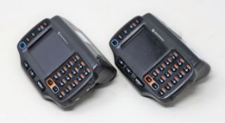 Two pre-owned Symbol Motorola WT4090 Wearable Touchscreen Computers (P/N: WT4090-N2H1GER).