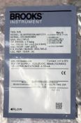 An as new Brooks Instrument SLAMF60S5AJA0Y2T1 Elastomer Sealed Thermal Mass Flow Meter (Packaging