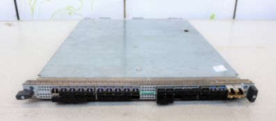 COLLECTION ONLY: A pre-owned Juniper DPC-R-40GE-SFP-L 40-Port Gigabit Ethernet DPC Module with