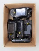Ten pre-owned Motorola MC659B-PDOBAA00100 Hand Held Computer/Barcode Scanners (No batteries