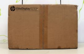 A boxed as new HP EliteDisplay E233 23