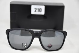 Two boxed as new Oakley Anorak sunglasses matte black frame with prizm black polarized lenses (
