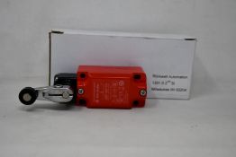 Four as new Allen Bradley safety switch short lever actuator (440p-msls11b).