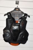 An as new Fox Raceframe Impact SB CE D30 Protector Vest in black (L/XL).