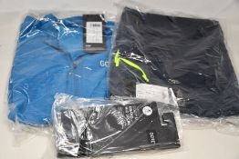 Two as new Gore Wear C3 sphere blue jerseys (medium / small) two as new Gore Wear orbit blue 2 in
