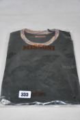 An as new Missoni print crew neck T-shirt in green (XS - RRP £160).