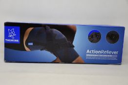 A boxed as new Thuasne Action Reliever Grey (Size 2, right medial/left lateral).