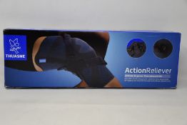 A boxed as new Thuasne Action Reliever Grey (Size 6, left medial/right lateral).