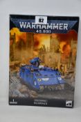 Six boxed as new Warhammer 40,000 - Space Marines - Razorback miniatures.
