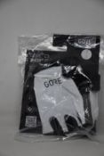 Eight pairs of as new Gore C3 short cycling gloves (3 x black/white US XL EU 9, 2 x black/white US S