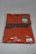Four as new Gasp Pro Logo T-shirts in flame (M, L, XL, XXL - RRP £49 each).