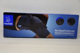 A boxed as new Thuasne Action Reliever Grey (Size 6, left medial/right lateral).