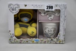 Nine as new Life is Better with Bees gift sets to include a teddy bear, plant pots and seed paper.