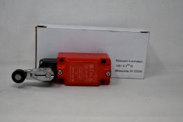 Four as new Allen Bradley safety switch short lever actuator (440p-msls11b).