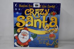 Six boxed as new Crazy Santa board games.