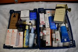 A quantity of as new beauty products to include Neals Yard, Sakare, Clinique, Kiehl's, Molton Brown,