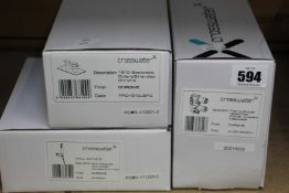 A Crosswater thermo shower valve 2-way diverter and backplate (WLBP1500RC+), a Crosswater golf