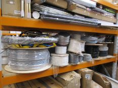 A quantity of miscellaneous wire/cabling and related.