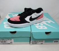Two pairs of as new Nike SB Force 58 (UK 7).