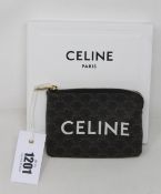An as new Celine coin and card pouch (RRP £260).
