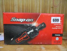 A boxed as new Snap-On PTGR200 straight die grinder.