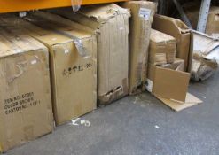 A quantity of assorted garden furniture and related items.