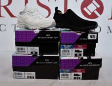 Two pairs of women's as new Skechers Glide Step Upbeat Pace trainers (UK 3, 5.5) and two pairs of