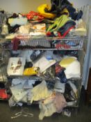 A quantity of as new clothing and related items.