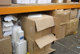 A miscellaneous assortment of medical equipment, PPE and related items.