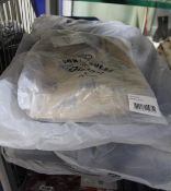 Four as new Portuguese Knowledge Flannel Labura denim jackets (M, 2 x L, XL) and a Zebra shirt (S).