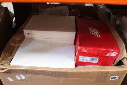 A quantity of assorted as new footwear to include Dunlop, Alvaro, FlitFlop, DB Shoes, Geox, Keen,