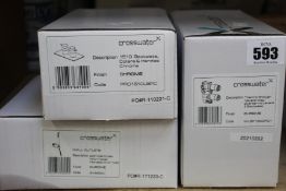 A Crosswater thermo shower valve 2-way diverter and backplate (WLBP1500RC+), a Crosswater golf