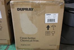 A boxed as new Dupray Neat steam cleaner in White.