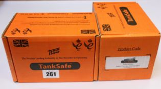 Two boxed as new TankSafe shield TISS300IV anti syphon fuel security.