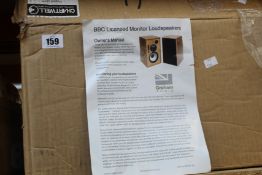 A pair of Graham Audio Chartwell LS3/5A BBC licensed monitor loudspeakers.