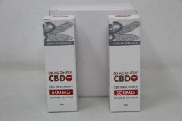 Twelve Dragonfly CBD Oral Drops 500mg/10ml Natural Flavour (Exp: 01/2023).