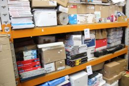 A large quantity of miscellaneous stationery/craft/office supplies.