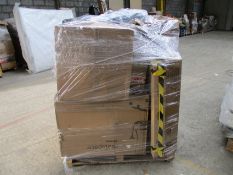 A pallet of flatpack furniture and related items (BCVA do not guarantee all fixtures and fittings