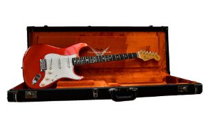 A Fender Custom Shop 65 Stratocaster (DLX Closety Classic) with certificate of authenticity, case