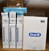 A quantity of Regenerate enamel science advanced toothpaste (Approximately 43 items) and two boxes