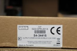 Twenty six boxed as new Gent Single Output Interface Units S4-34415 (Fire alarm interfaces).
