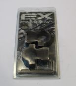 Five as new FX no-limit 30mm adjustable scope mounts medium to high plus, picatinny mount.